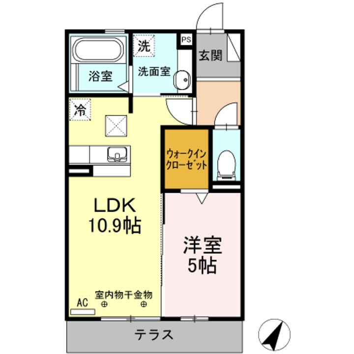 コンフォート新橋の間取り