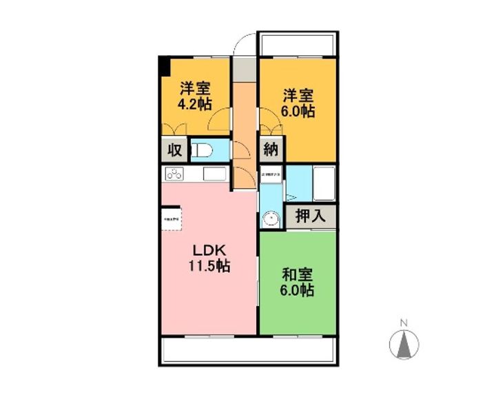 サンパークヒルズ高砂の間取り