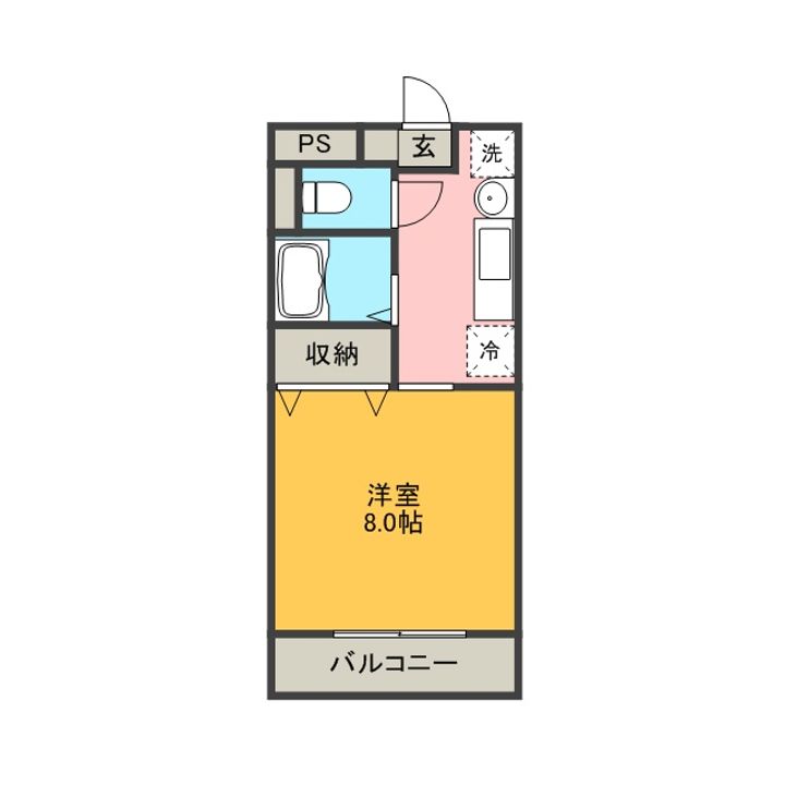 ロイヤルプレイス88303の間取り