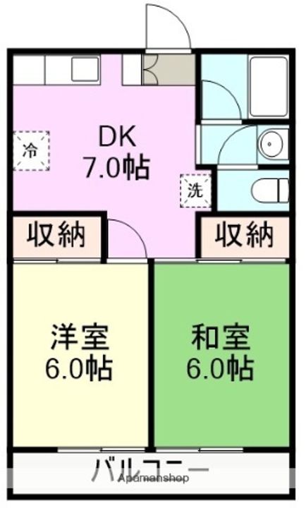 パステルコート田村の間取り