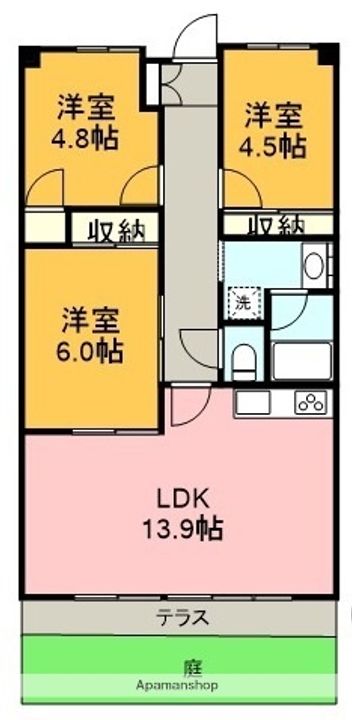 マルシオン・マルジュ106の間取り