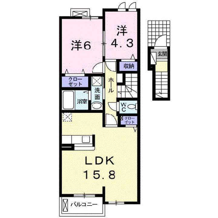 グランジェモモの間取り