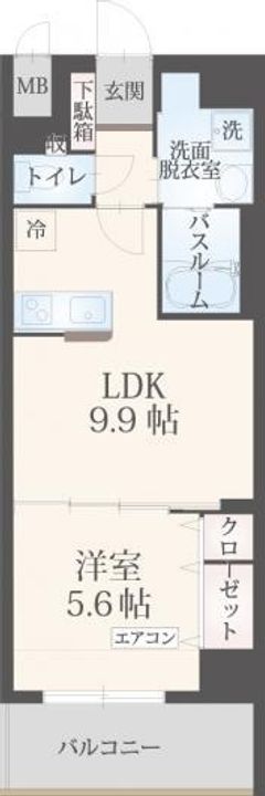 フォンテーヌu.の間取り