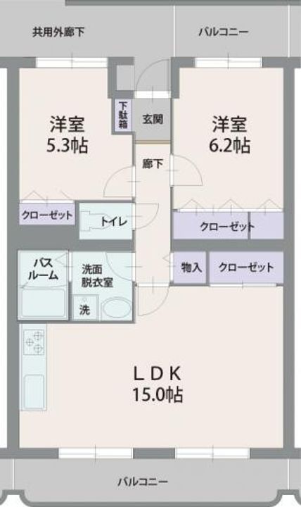 シレンシオ パティオの間取り