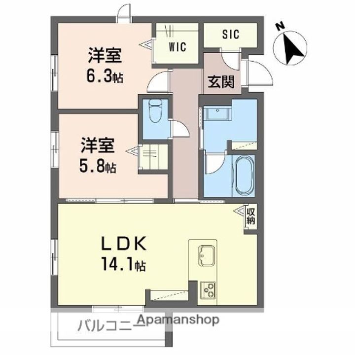 セントリビエの間取り