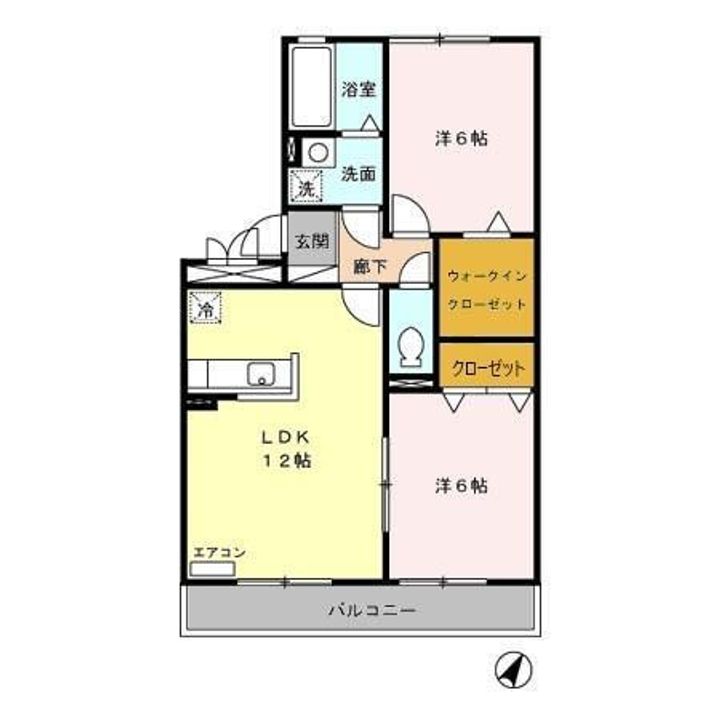 パストラルKー3の間取り