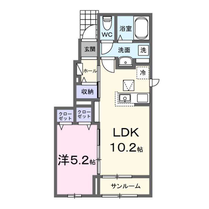 サンペレの間取り