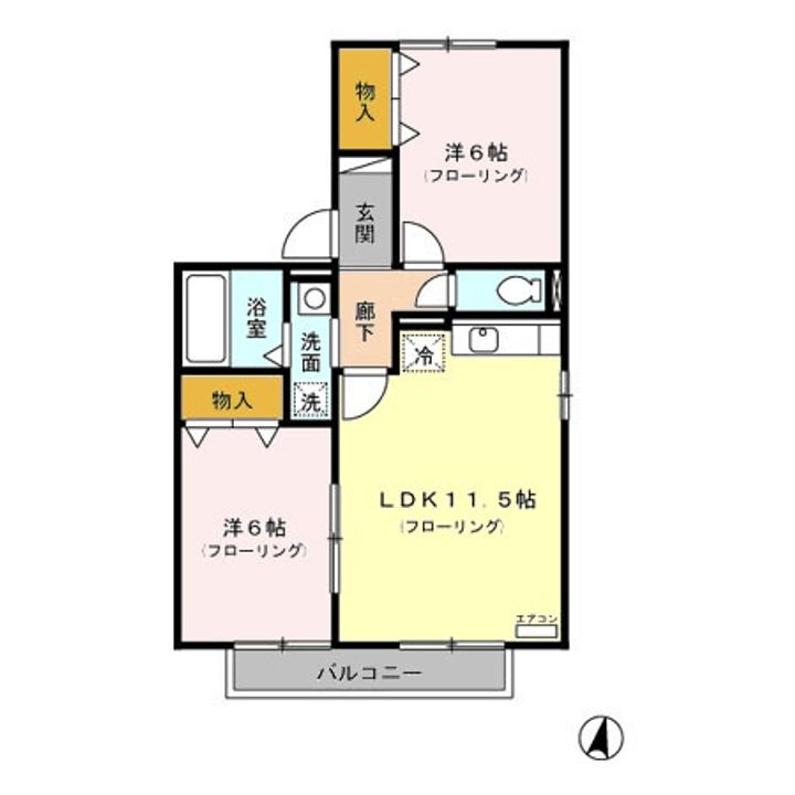 マーメゾン和田の間取り