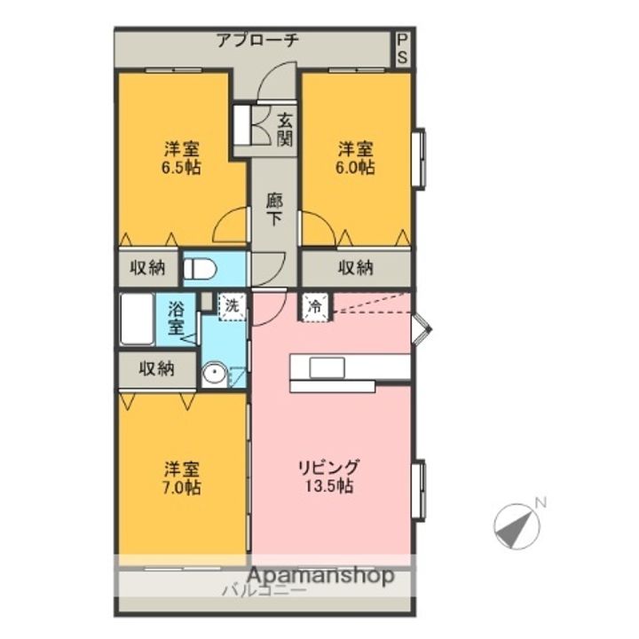 ロイヤルカーサ関野の間取り