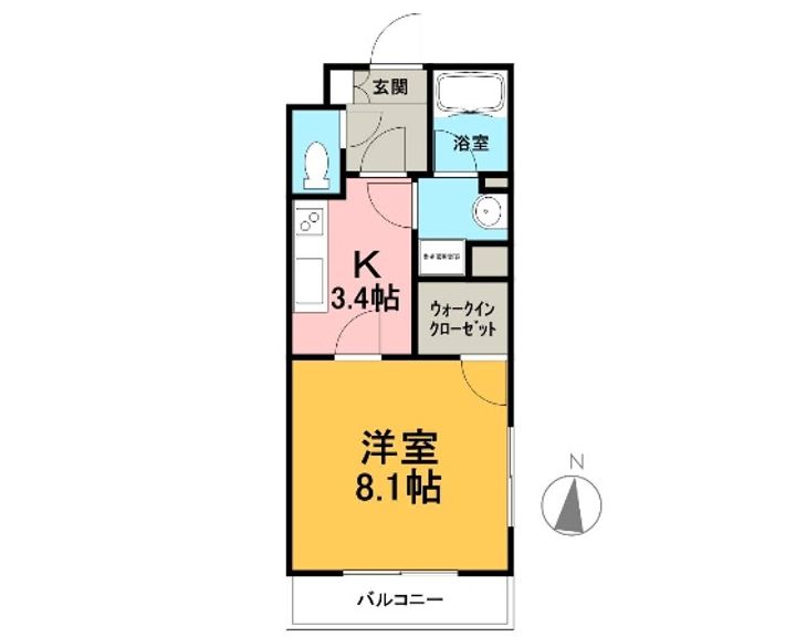 トリニティ中原の間取り