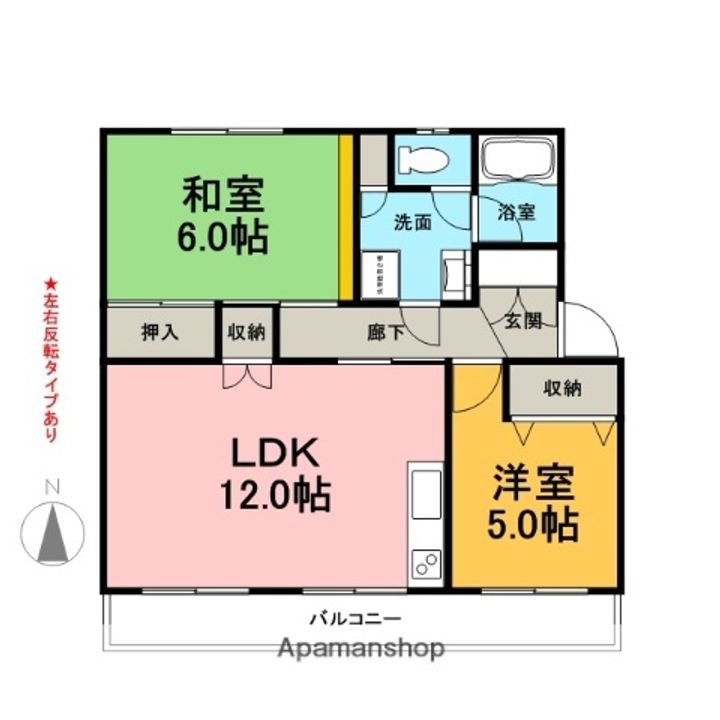 駿河ハイツの間取り