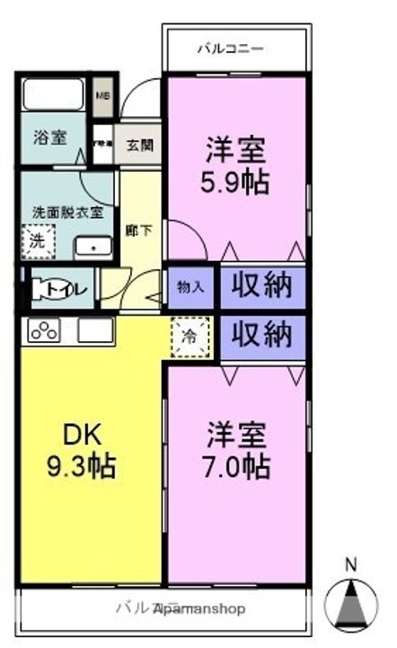 サンロード伊豆の間取り