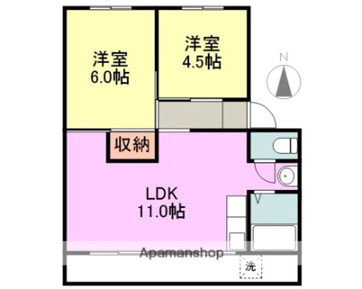 エクスト宮前(旧鈴木マンション)の間取り