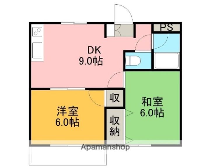 サンハイツAの間取り