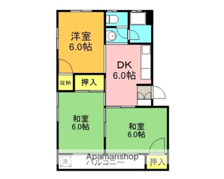 ニュー沢田の間取り