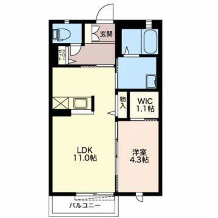 エスポワールAの間取り