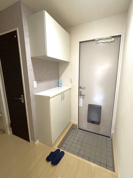 エスポワールAの玄関