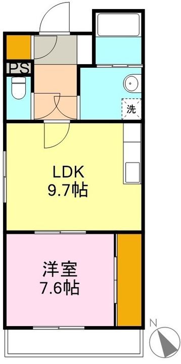アムール石塚105の間取り