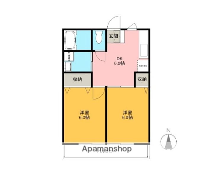 ウェルサイド弥生の間取り