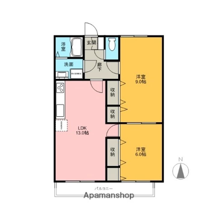 千寿パレスの間取り