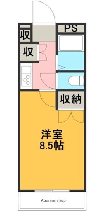 ルインズワタナベ103の間取り