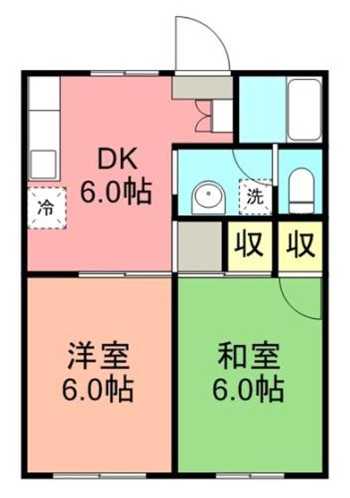 フジハイムⅡの間取り