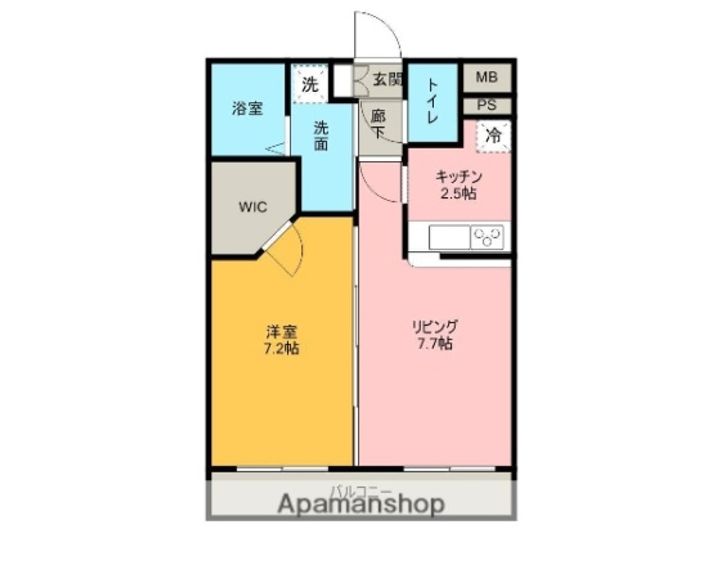 グランフィエルテの間取り