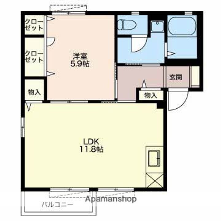 ディアス萩の間取り