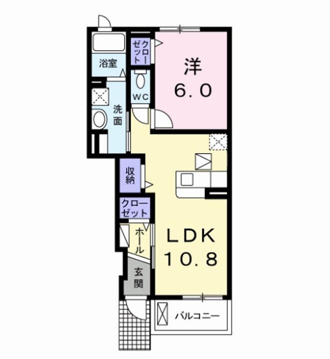 サンブリーズSの間取り
