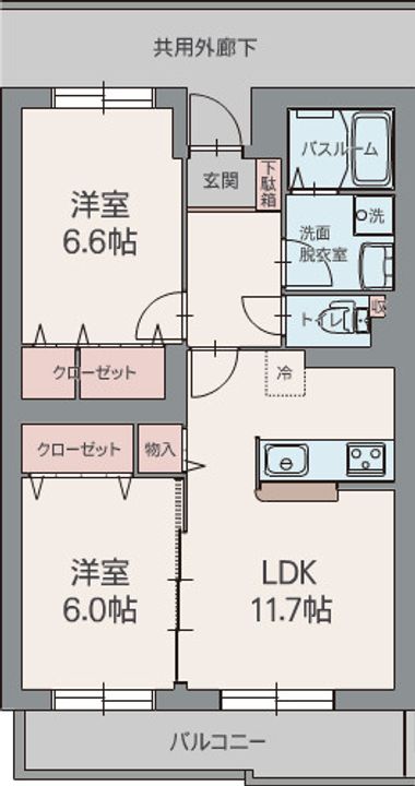 アロッジオ トガリーゼの間取り