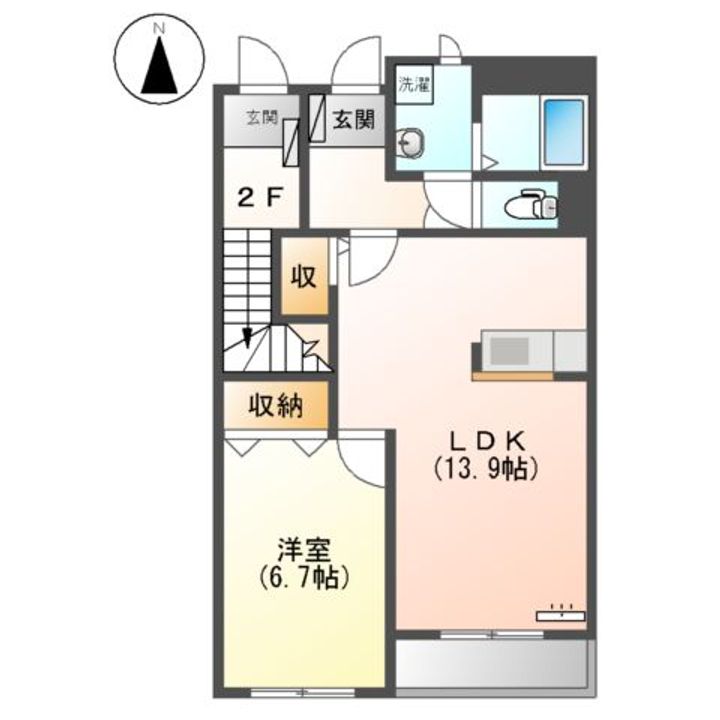 エーデルハイム岩波の間取り