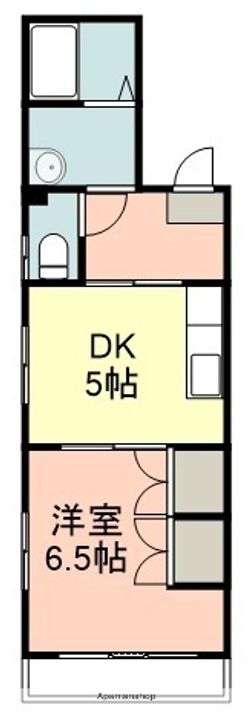 テジマ第一フラッツ303の間取り