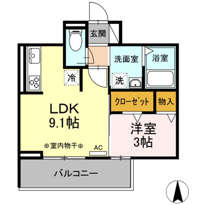 サンイーストの間取り