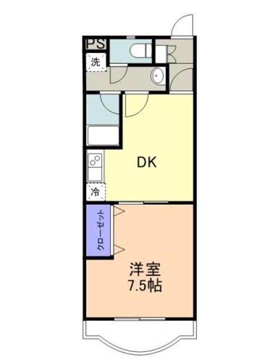 グランヒルズK−1の間取り