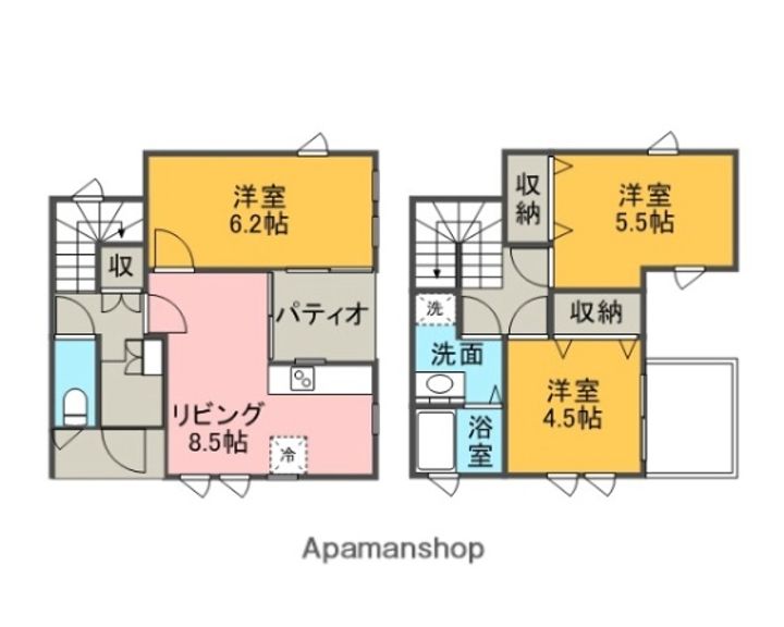 フレスコKの間取り