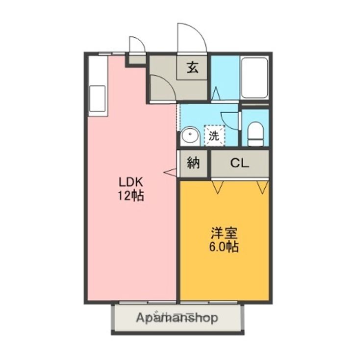 Lab南一色の間取り