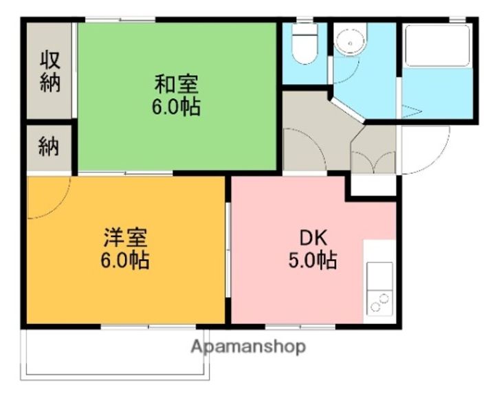 クレール飯田の間取り