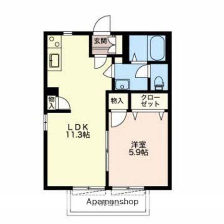 ルミエール大坂の間取り