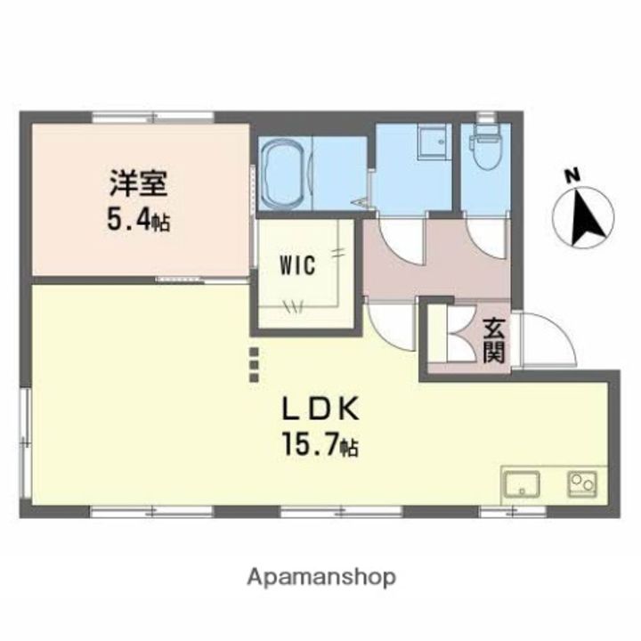 フレグランス上町の間取り