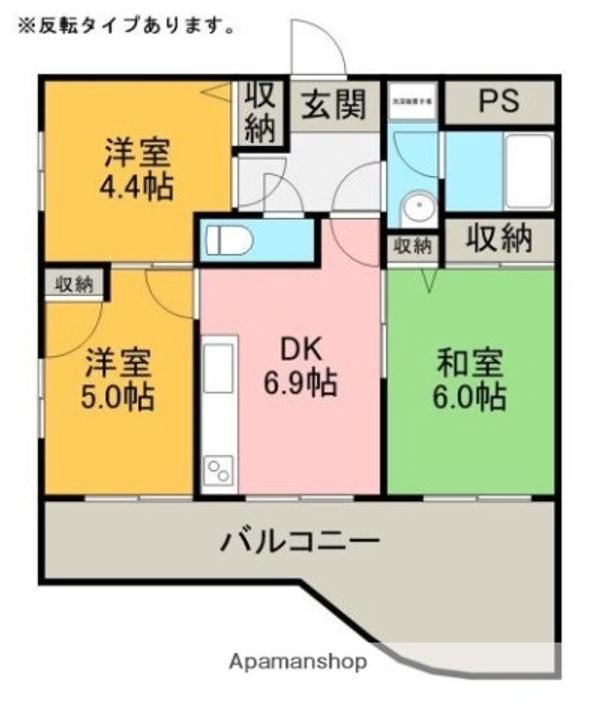 M-BS御殿場壱番館の間取り