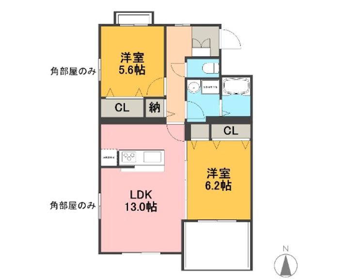 ルミナスコートの間取り