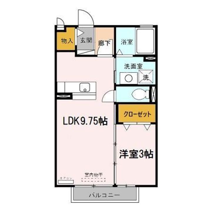 セジュール ベルの間取り