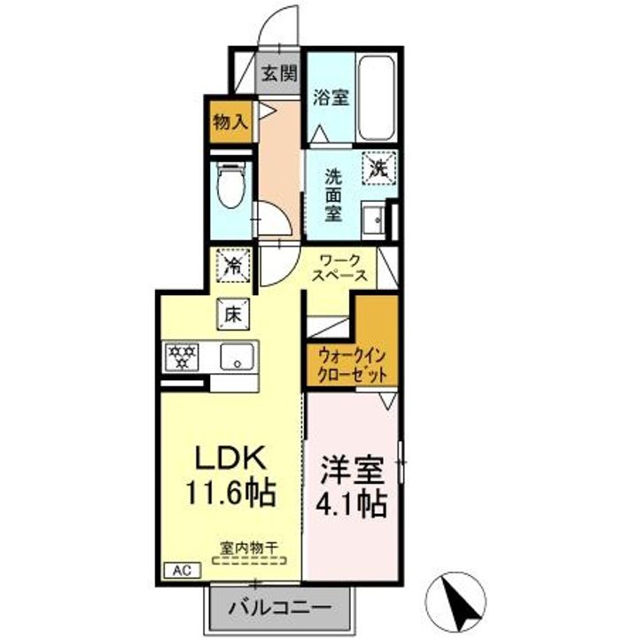 トリシア K・Jの間取り