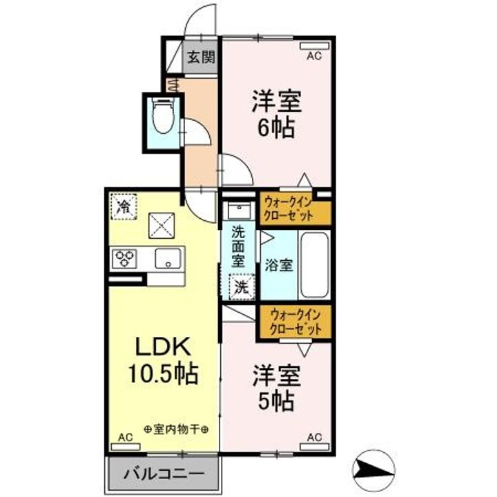 シャルマンカーサの間取り