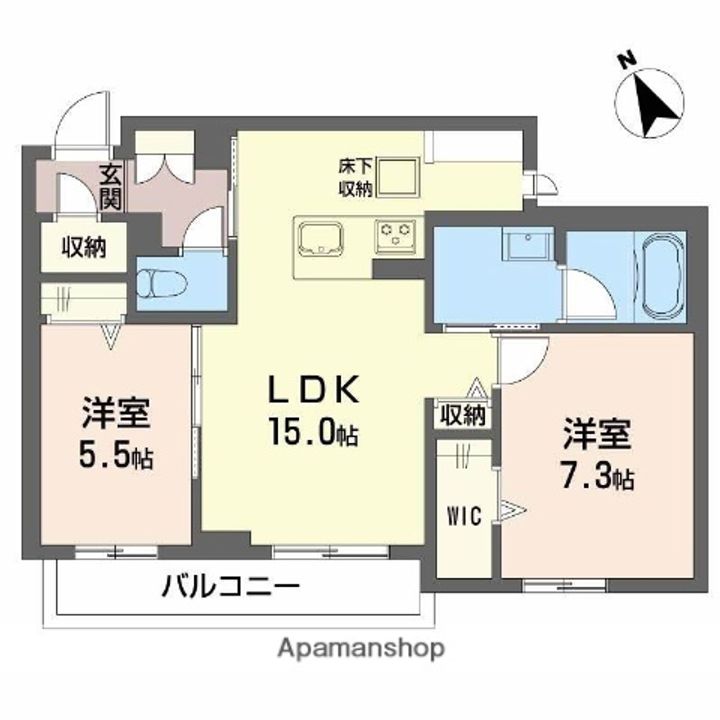 ヴィアソーレの間取り