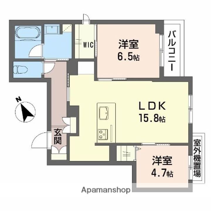 ヴィアソーレの間取り