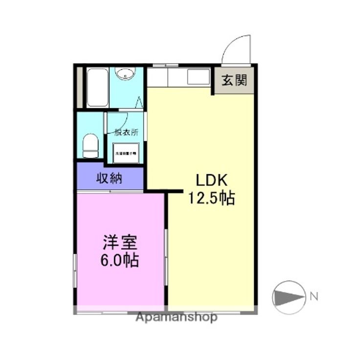 レセーナ101の間取り