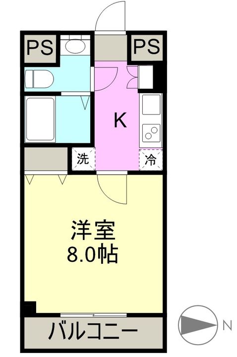 ジルコーバ301の間取り