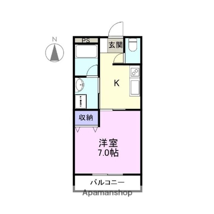 レアールカロン402の間取り