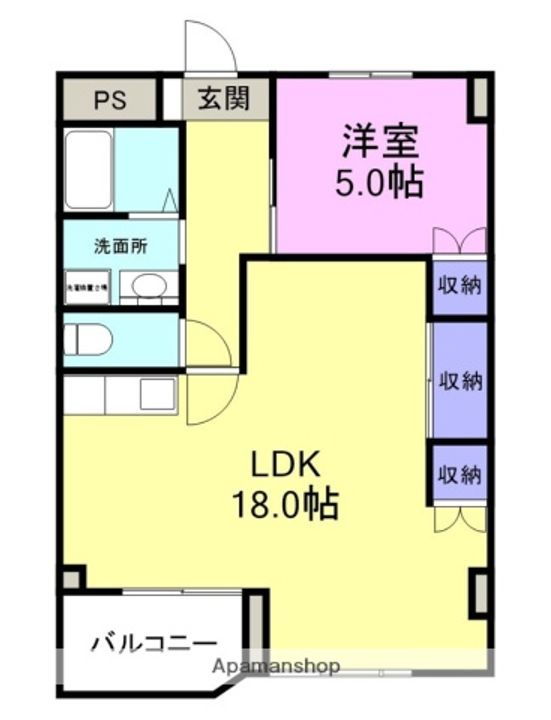 和光 ビル602の間取り